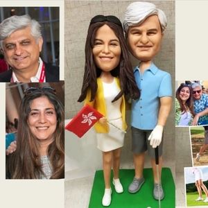 Surprise Gift Custom Handmade Your 3D Portrait Art Doll from Photos by uDesign